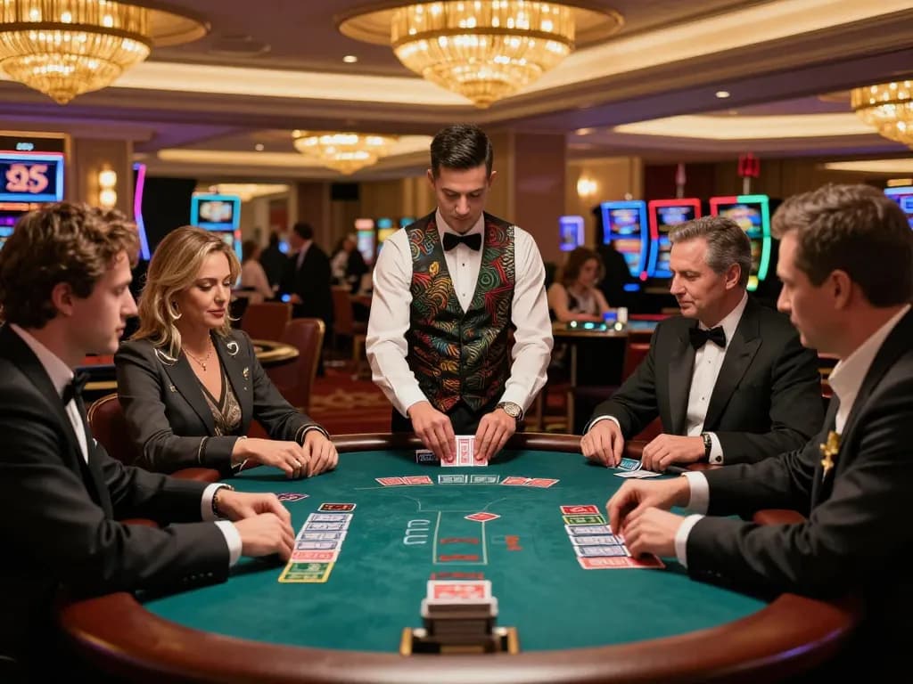 Experience thrilling gameplay at u888 with dynamic blackjack action in a luxurious casino setting