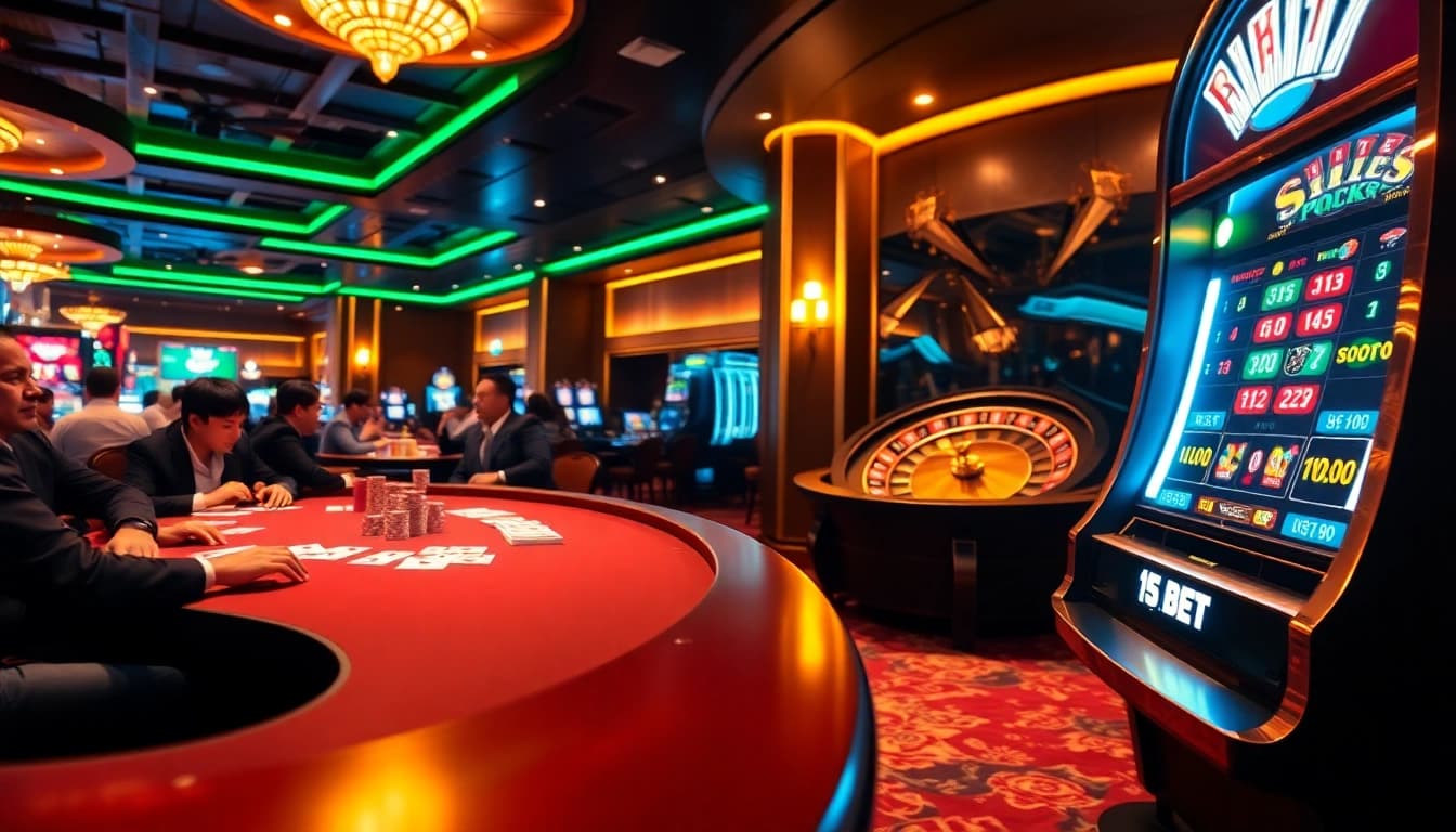 Experience the thrill of mi bet at a luxurious casino table with engaging gameplay.