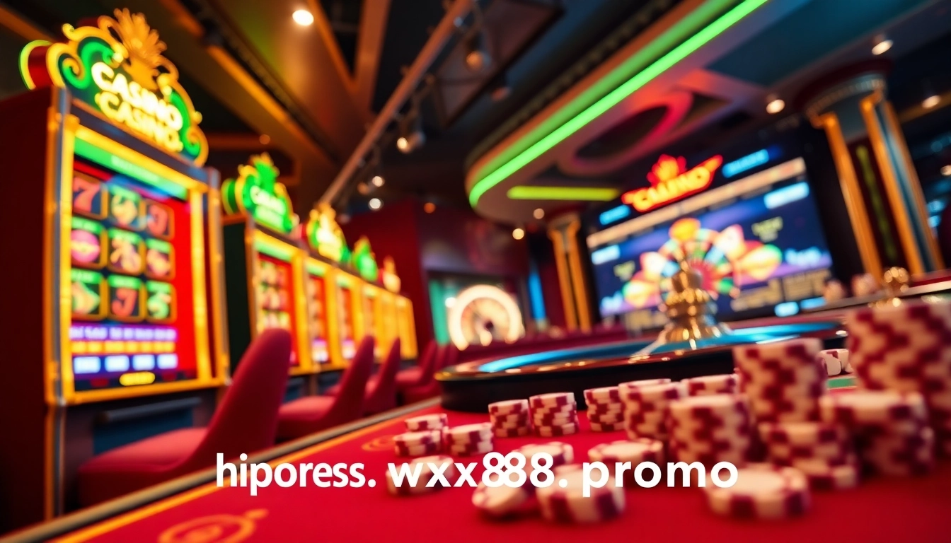 Experience thrilling gaming at https://xx88.promo/ with dynamic casino elements like slot machines and roulette.