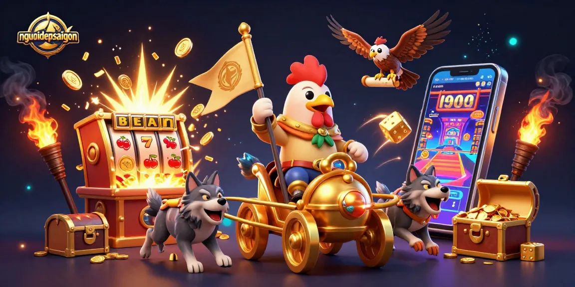 Engage in thrilling online betting at nguoidepsaigon with this vibrant 3D casino scene.