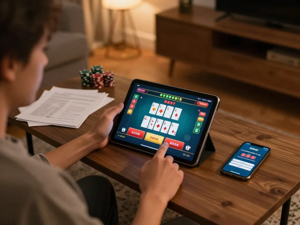 Engaging in top5gamebaidoithuong online poker game from home offers strategic gameplay.