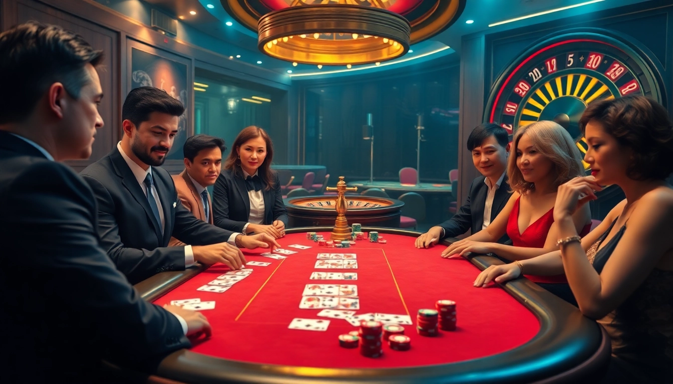 Experience high-stakes gaming at tylenhacai7.com with luxurious poker tables and thrilling roulette.