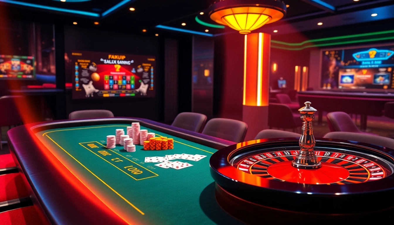 Experience high-stakes gaming at rik vip with vibrant casino tables and exciting visuals.