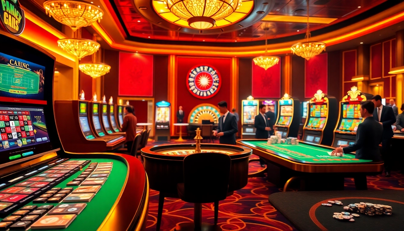 Engage in thrilling online gaming experiences with nbet's vibrant casino visuals and exciting gambling atmosphere.