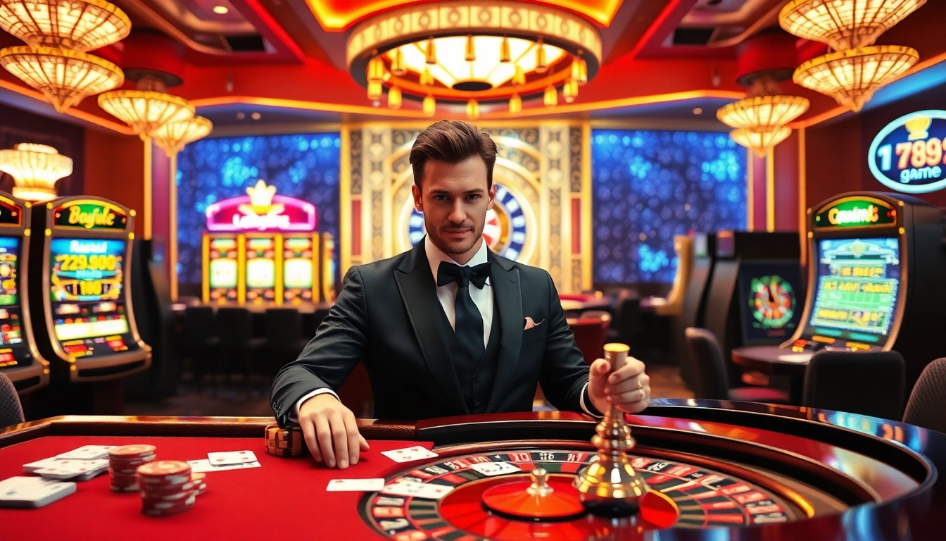 Experience thrilling gameplay with the 789win game at a vibrant casino table.