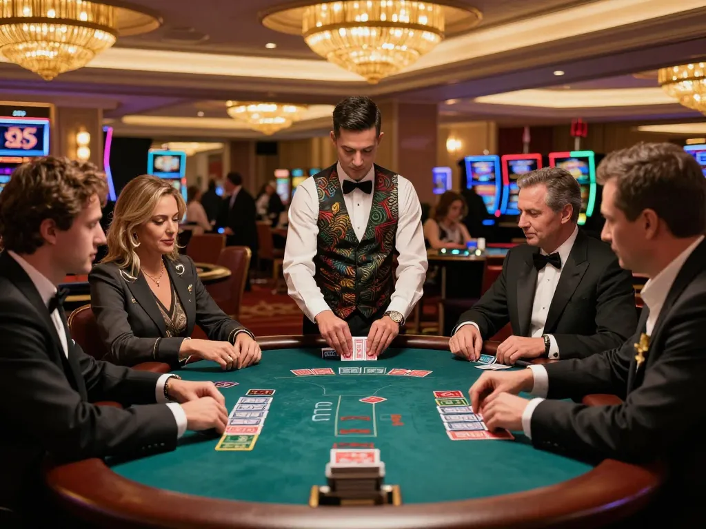 Experience thrilling gameplay at u888 with dynamic blackjack action in a luxurious casino setting