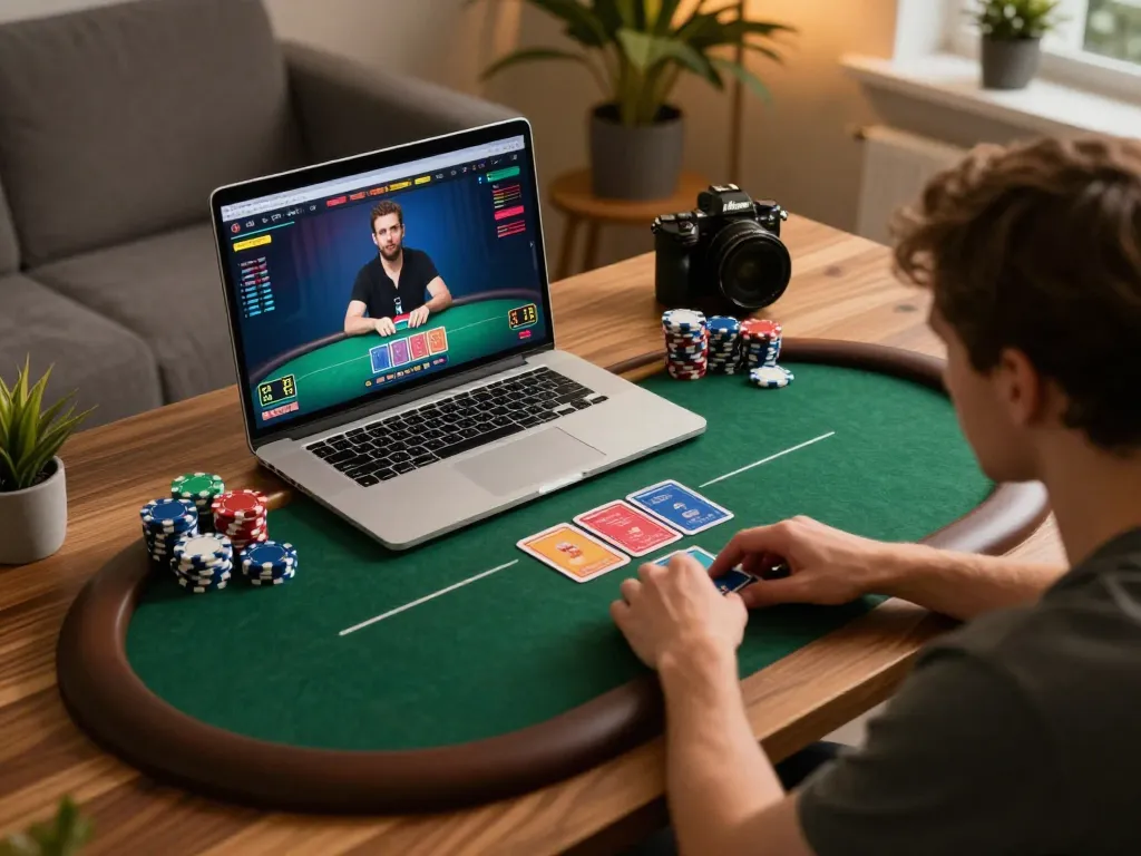 Play thrilling poker online at QQ88 from a cozy home setup.