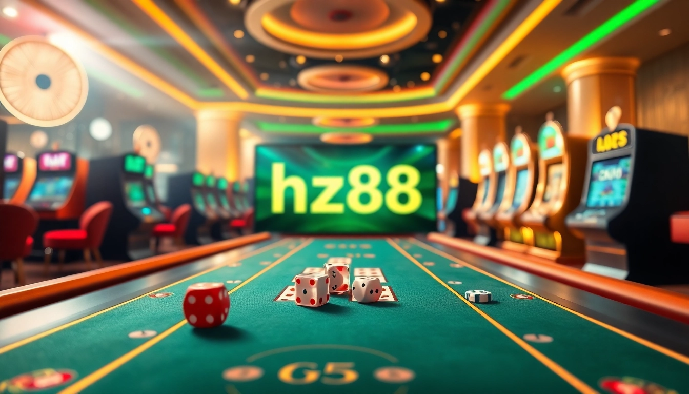 Experience the excitement at the trang chủ hz88 online casino with vibrant gaming interfaces and thrilling betting opportunities.
