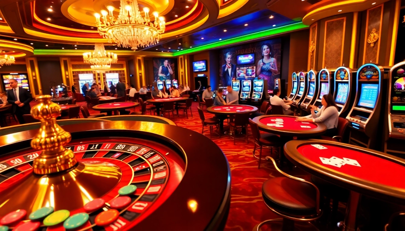 Experience the excitement of zx88 com with vibrant casino gaming visuals, including roulette and poker tables.