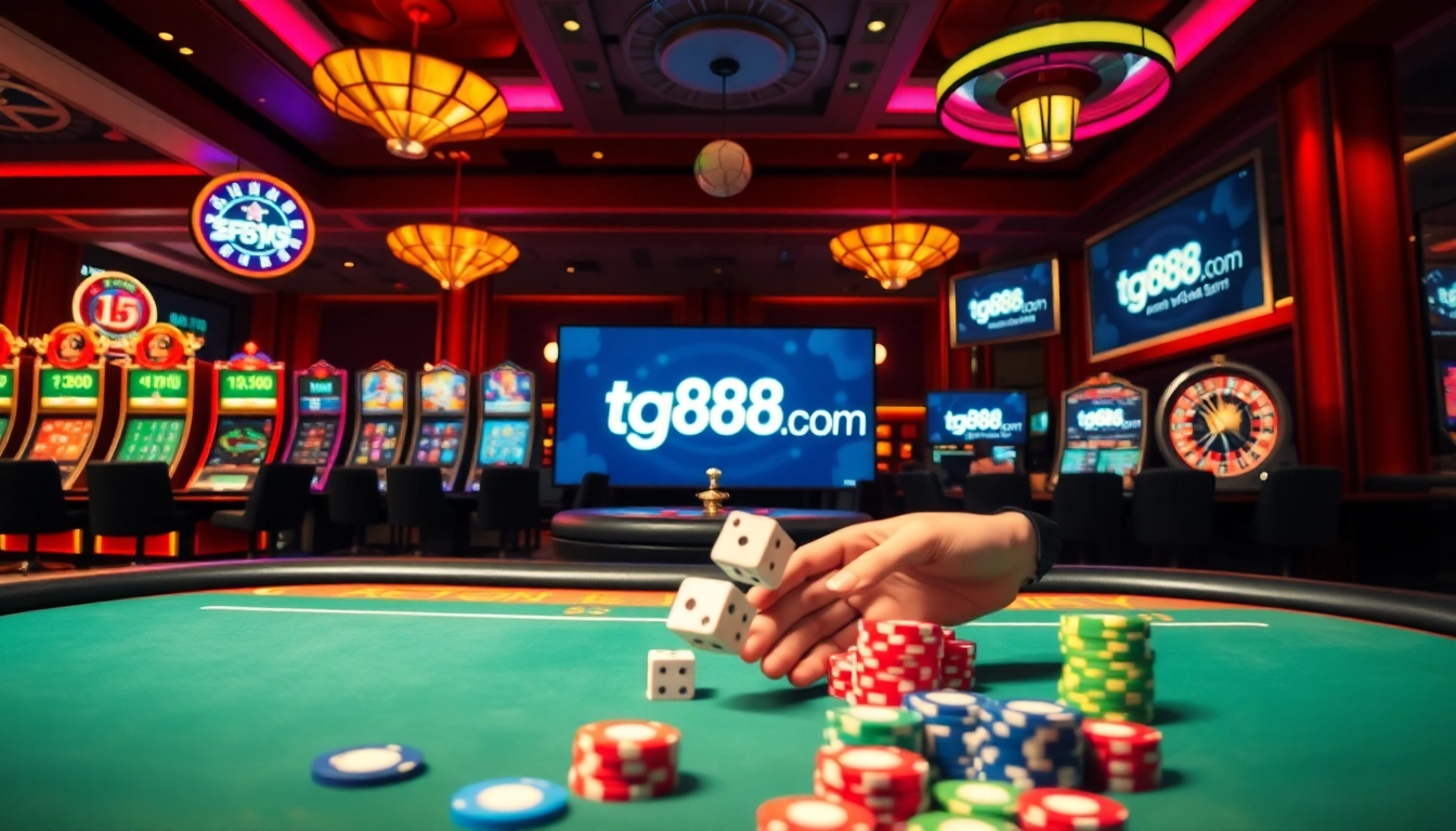 Experience the thrill at tg88.com with vibrant casino games and exciting betting action.