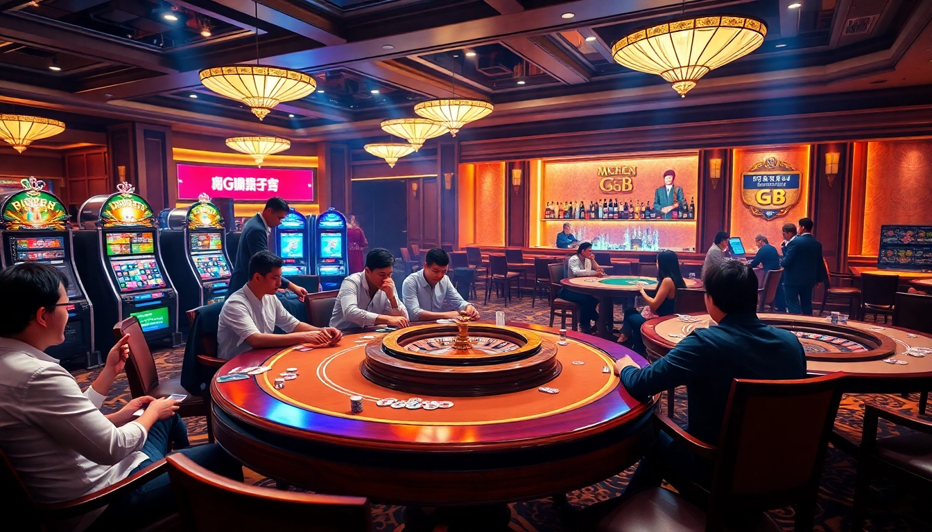 Experience the thrill of gg 88 casino with vibrant slot machines and engaging poker tables.