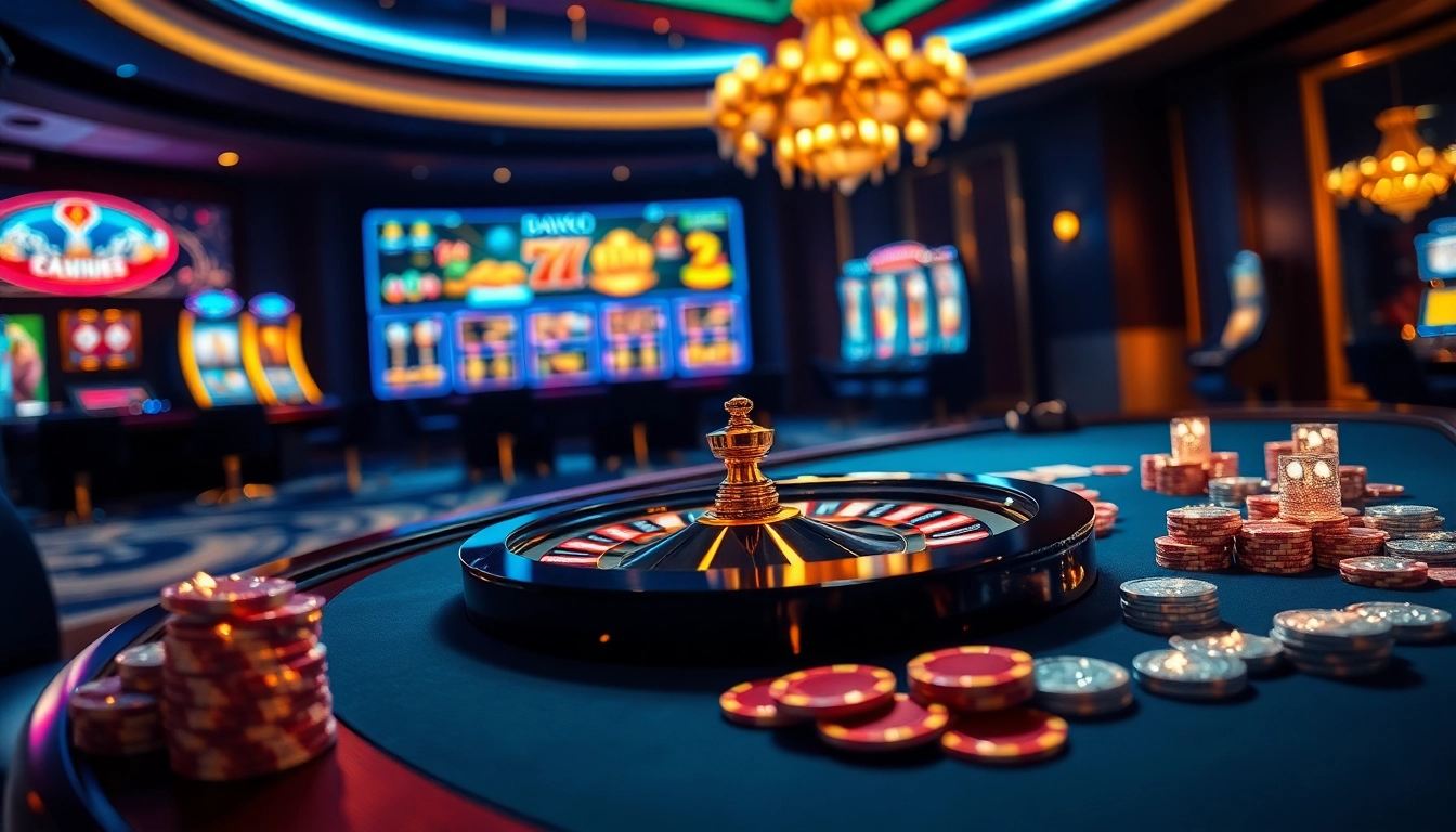 Experience the excitement of daga88 with luxurious gaming tables and thrilling roulette action.