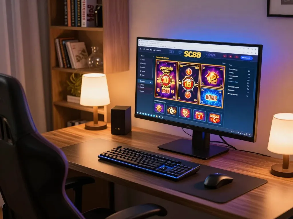 Engaging online gaming experience on SC88 with user-focused interface, showcasing various casino games