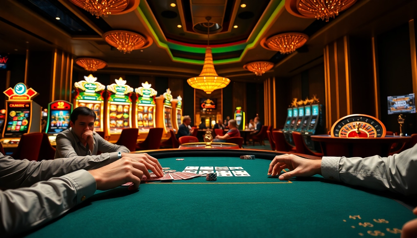 Experience high-stakes excitement at https://bem88.com with a thrilling poker table showdown.