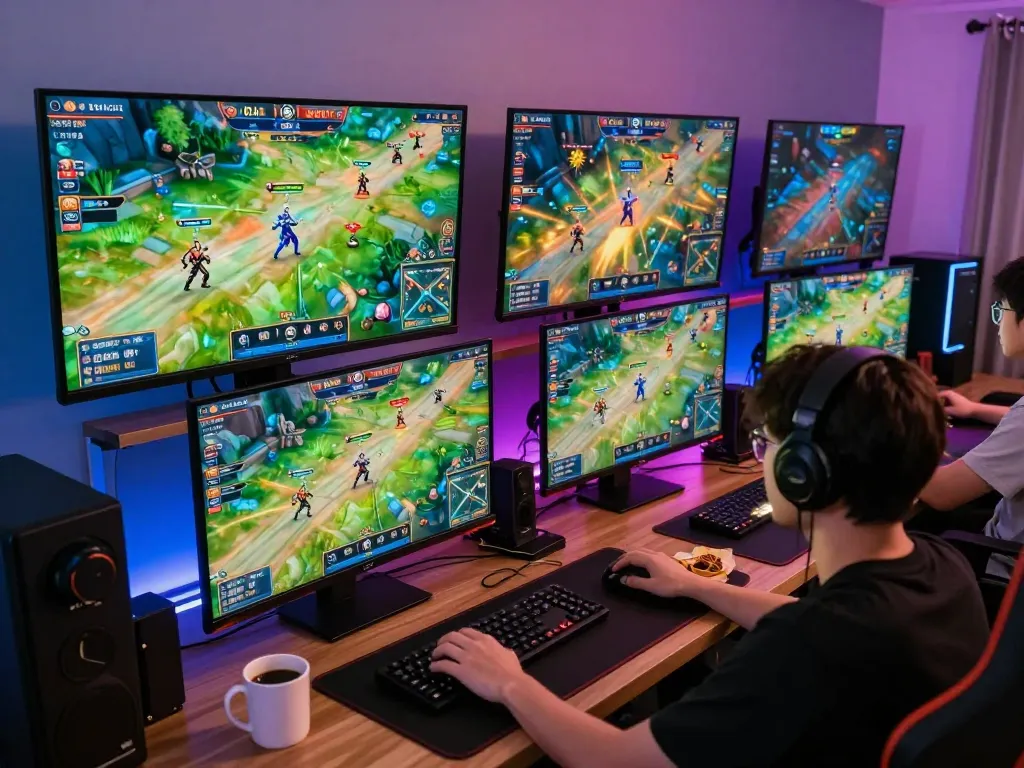 Engaging in live Đá gà thomo matches on a vibrant online gaming setup showcasing excitement and strategy.