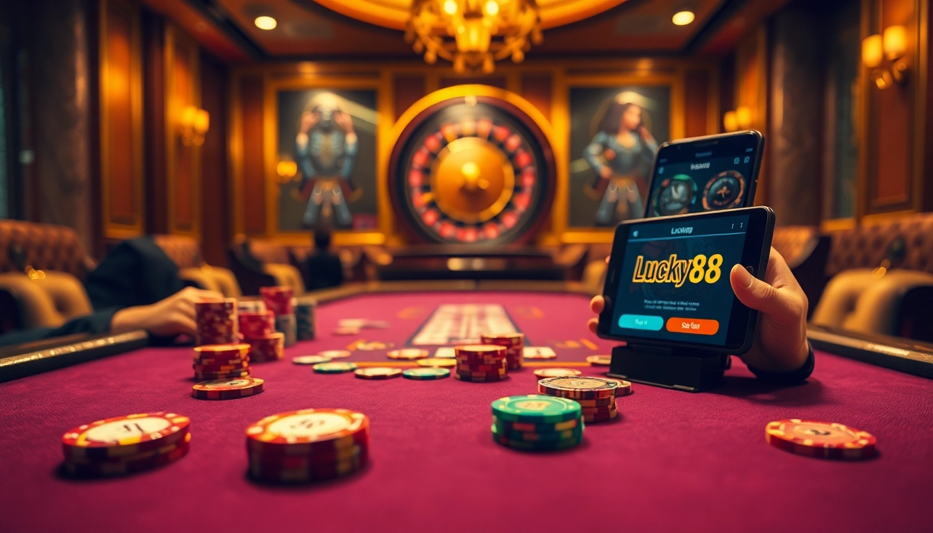 Experience high-stakes poker and vibrant casino atmosphere at https://lucky88ai.net/.