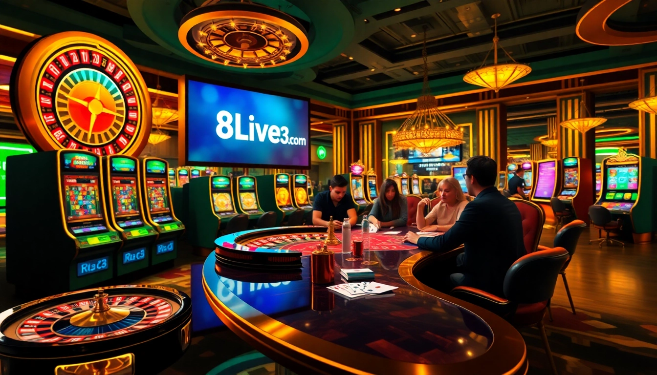Engage with excitement at https://8live3.com/ featuring a luxurious online gambling experience.