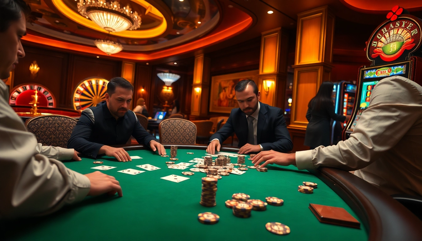 Play poker and win big at Luckywin com in an exciting casino atmosphere.