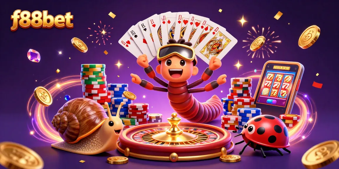 Feel the thrill at f88bet with vibrant casino action illustrated in stunning 3D detail.