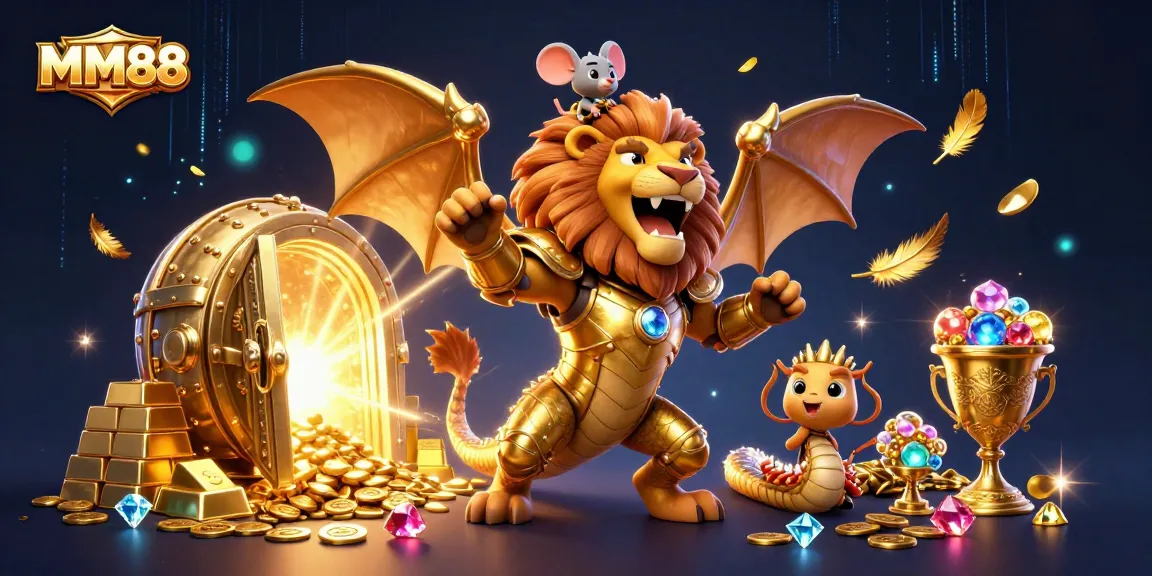 Experience the excitement of MM88 with a roaring chimera and treasure galore.