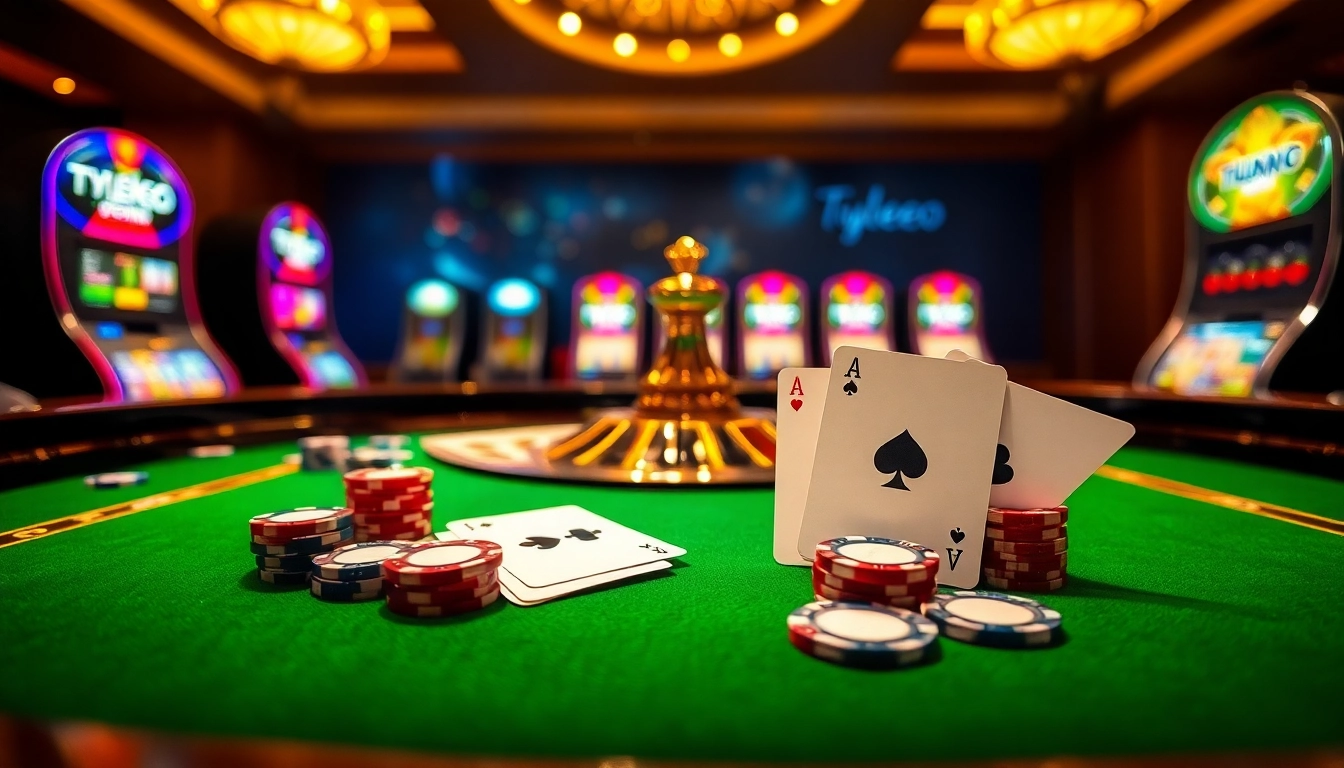 Experience thrilling roulette action at tylekeo.bio with polished poker chips and elegant casino tables.