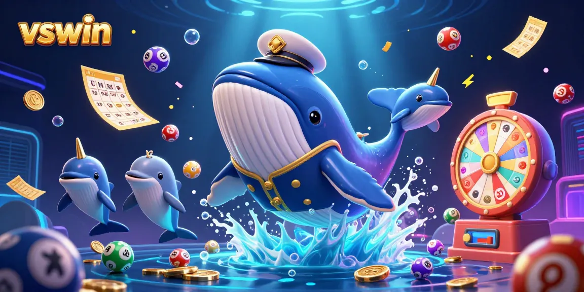 Engage in thrilling gaming with VSwin's dynamic 3D illustration featuring interactive casino fun.