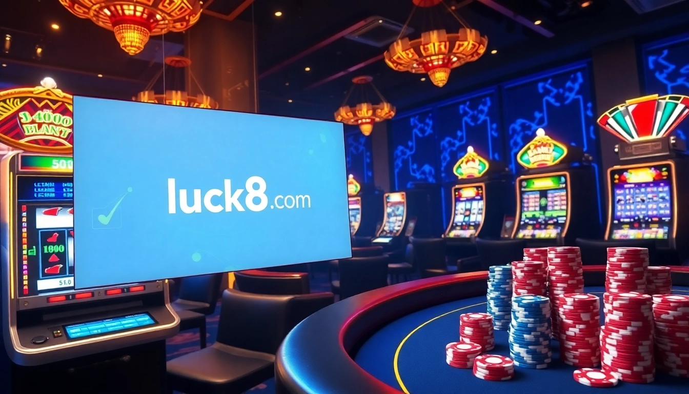Win big at luck8 com with dynamic slot machines and dazzling casino visuals.