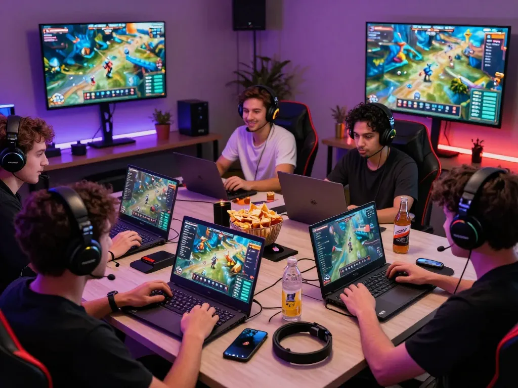 Engaged players using go-88.us.com for dynamic multiplayer gaming experience in a vibrant environment.