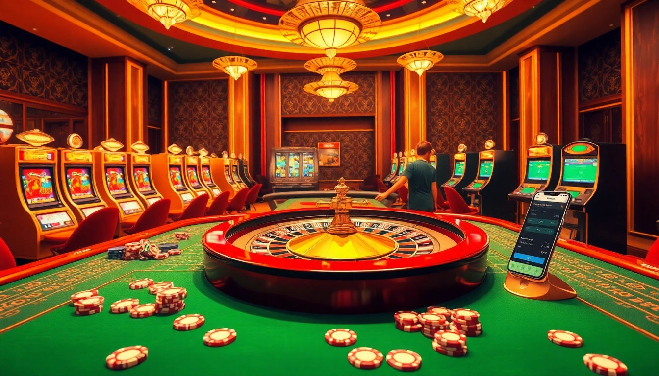 Experience the excitement of kèo nhà cái hôm nay at a luxurious casino table with poker chips and roulette wheel.