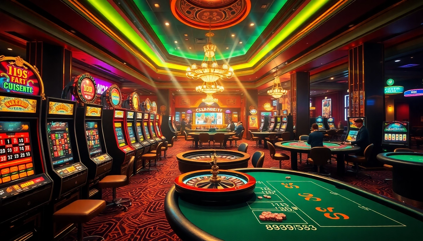 The bustling casino scene featuring poker tables and roulette wheel reflects the excitement of https://89bet.sh/ betting experiences.