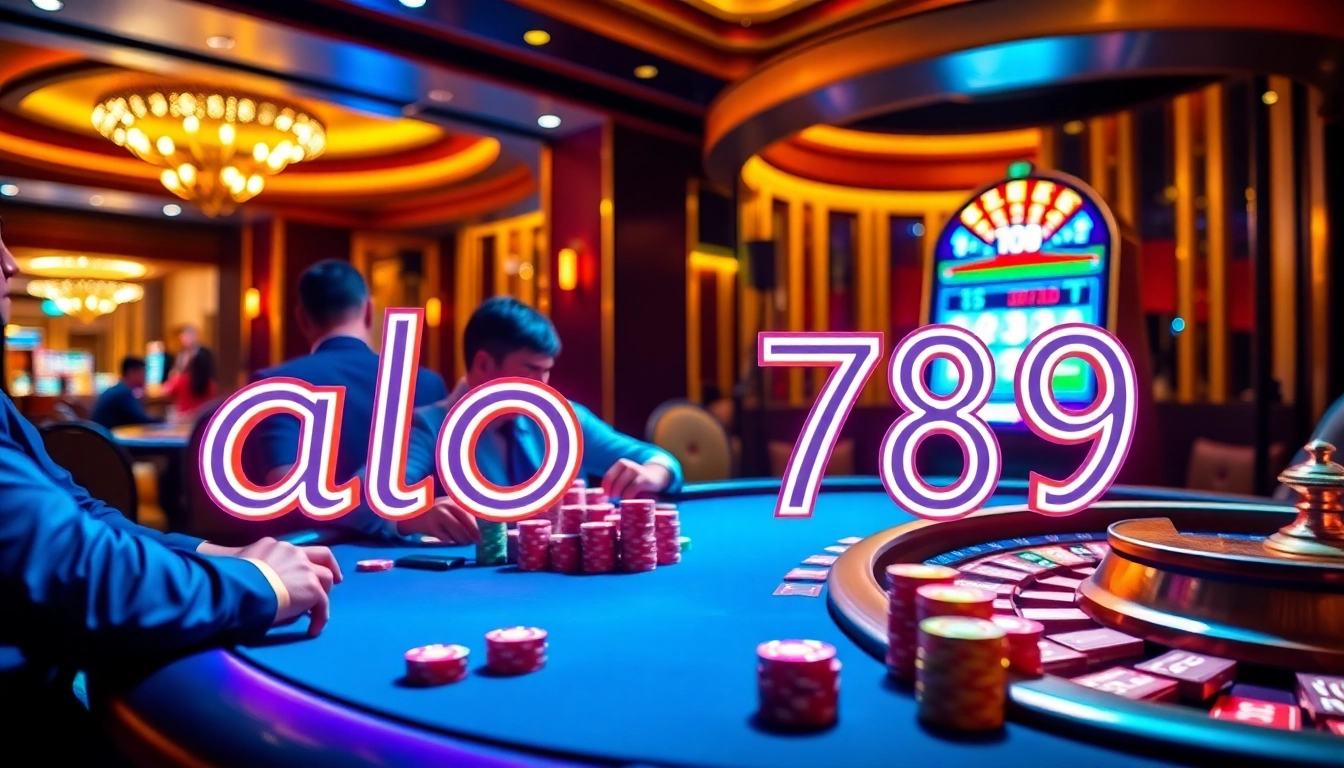Experience the thrilling ambiance of alo 789 with intense casino action and vibrant energy.