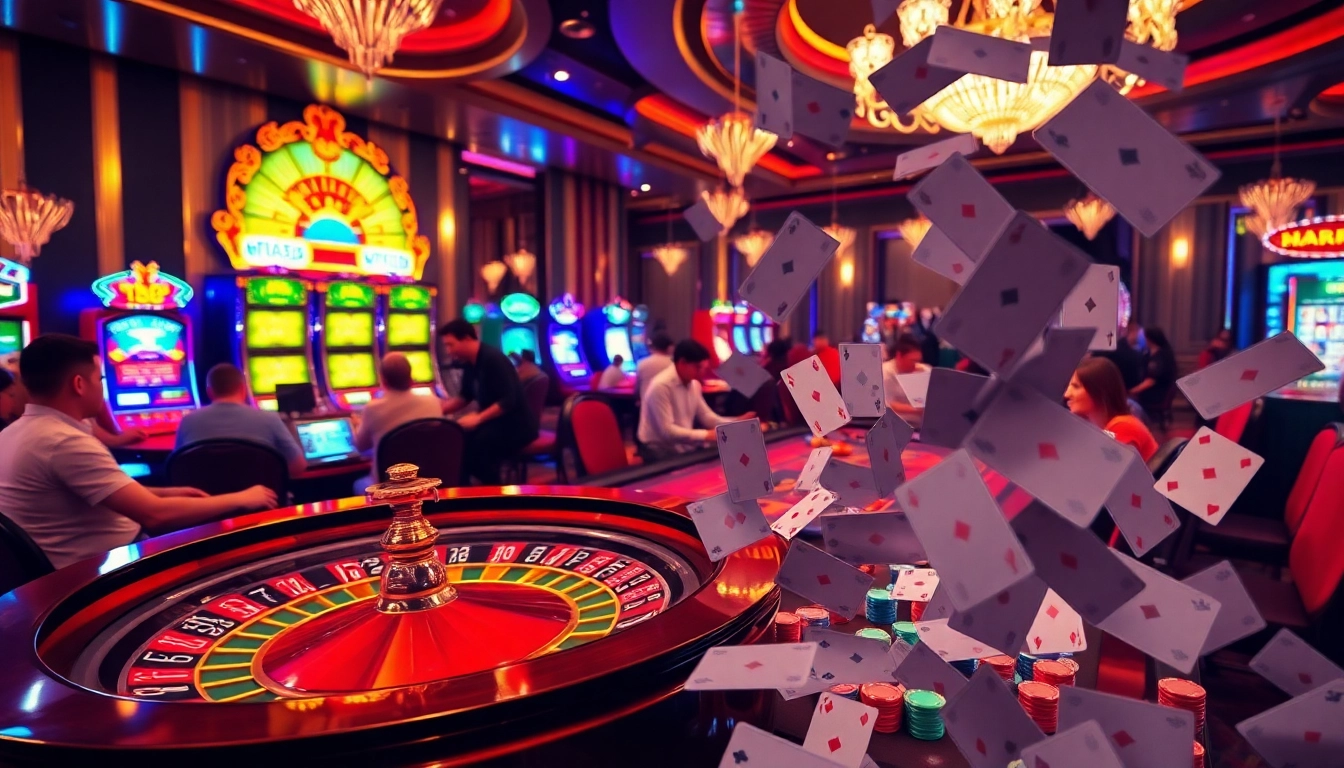 Experience the thrill of tg88 gaming with vibrant tables and poker chips in action.
