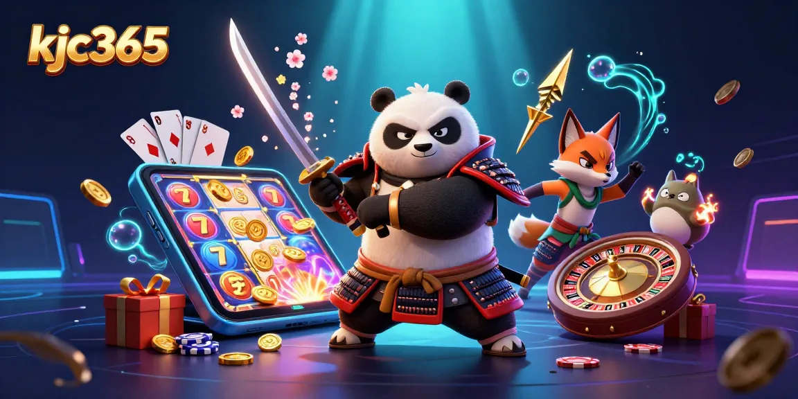 Engage with kjc365 by winning in an exciting casino adventure featuring samurai panda and magical elements.