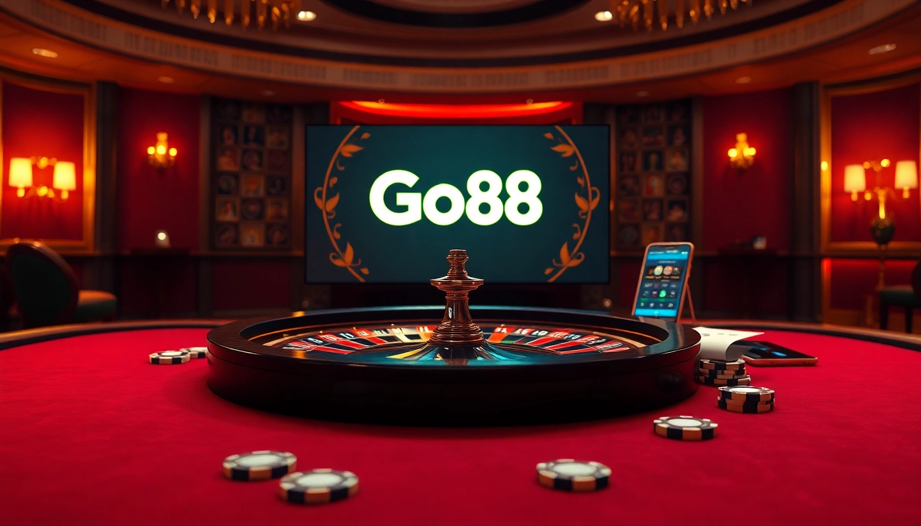 Enjoy seamless gaming experience with tải go88 at this vibrant online casino showcasing luxury and excitement.