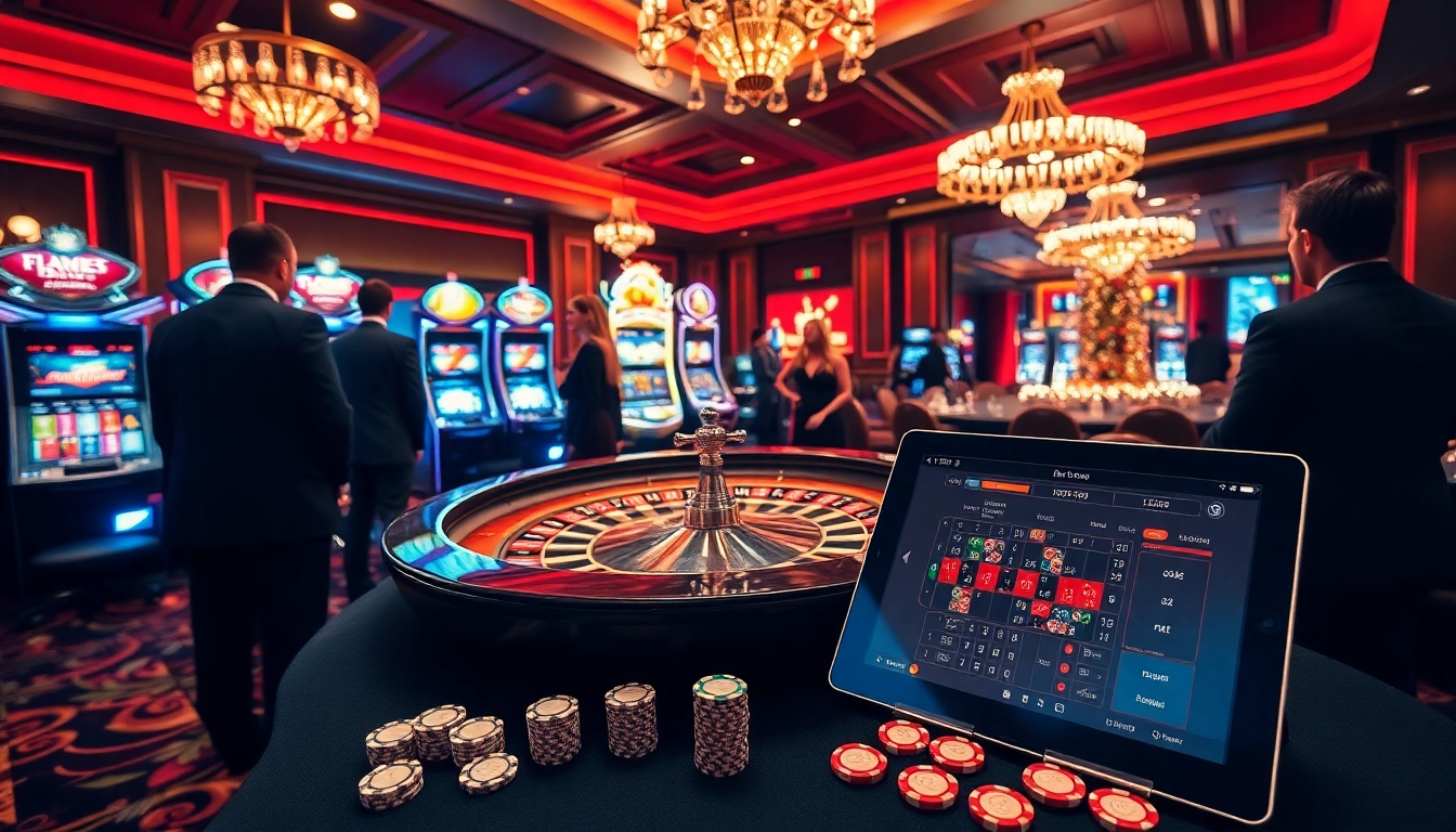 Experience the excitement of dv88 com with players at a luxurious casino table.