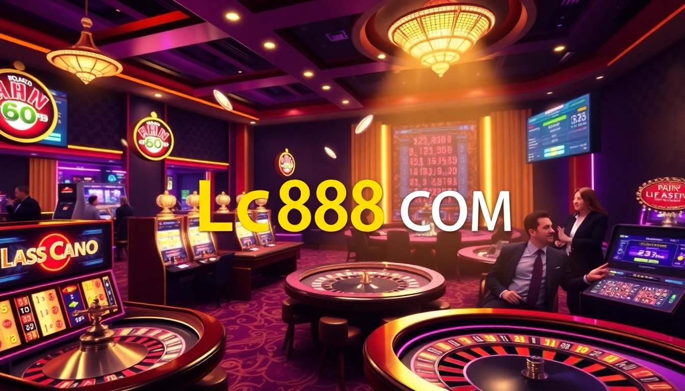 Experience the thrill of gaming at LC88 COM with vibrant casino tables and action-packed gameplay.