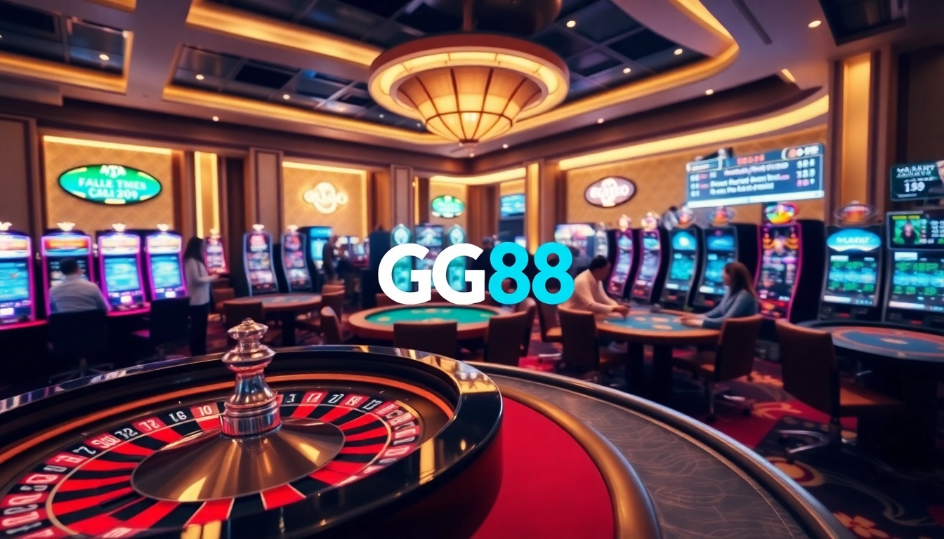 Catching the thrill of online gambling at https://gg88vn.asia/ with a luxurious casino vibe featuring poker, slots, and roulette.
