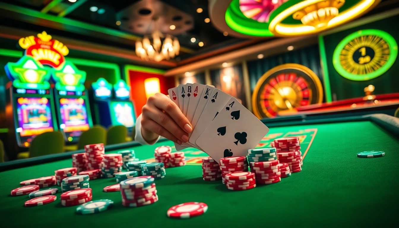 Experience excitement at loto188.gb.net with luxurious casino tables and vibrant gaming.