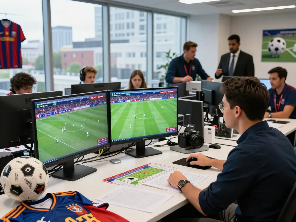 7m football score analysis scene highlighting dynamic sports engagement and teamwork