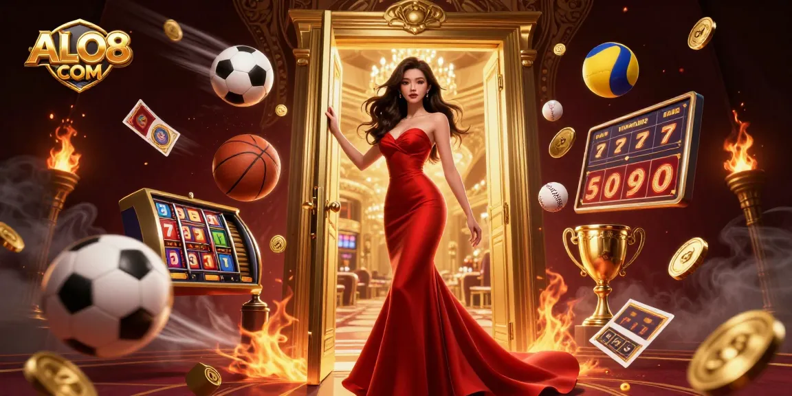 Immerse in the excitement with ALO8 COM's vibrant online casino action illustrated in dynamic detail.
